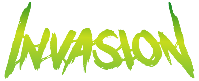 the INVASION wordmark