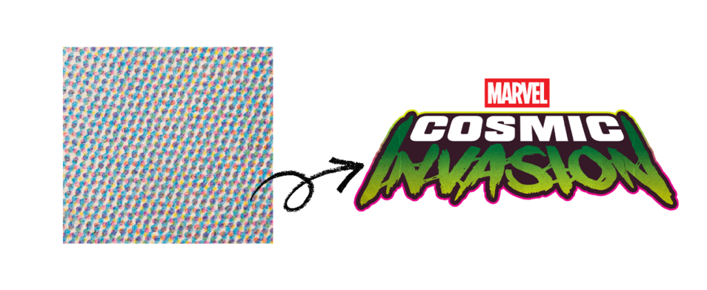 apply the texture on the logo